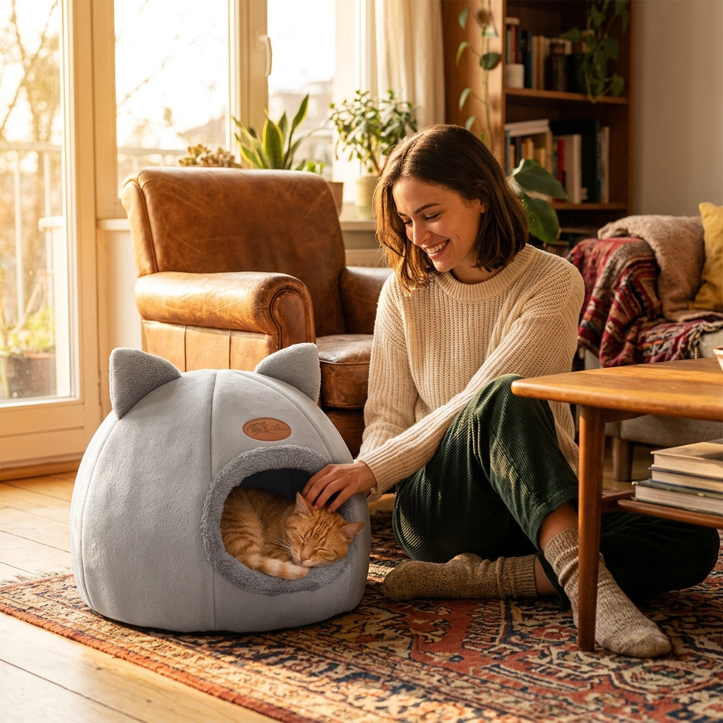 Cats need safe spaces to truly rest
